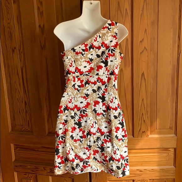 Vintage Floral One Shoulder Dress - Picture 2 of 14
